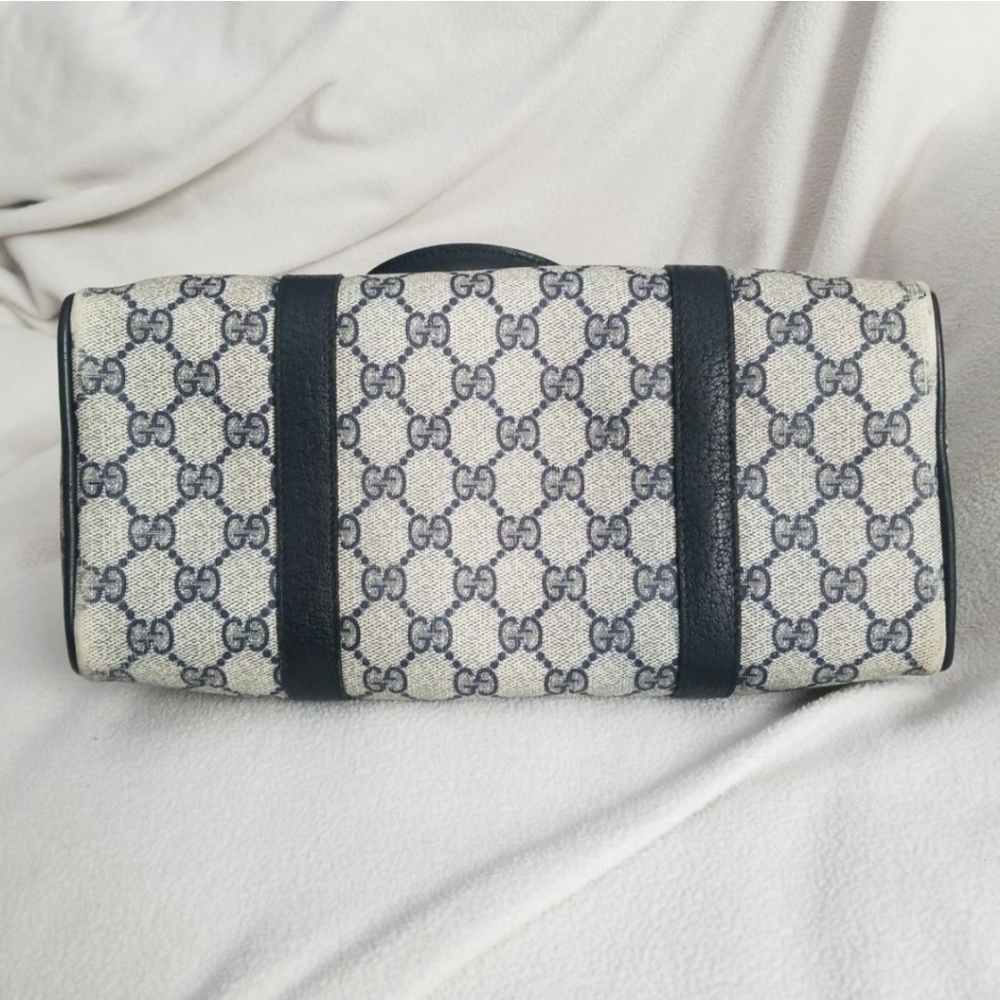 Authentic Vintage Gucci GG Monogram Supreme Sherry Web Ophidia Boston Doctor - Picture 7 of 16
